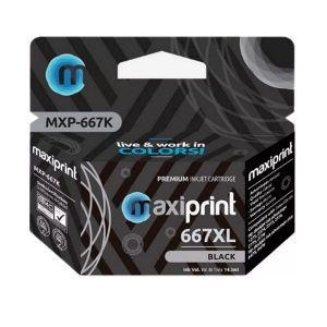Cartucho Maxiprint HP 667K 667XL 600x600