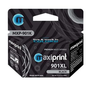 Cartucho Maxiprint HP 901K 901XL 600x600